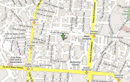 mapa cuatro caminos madrid COLEGIO OFICIAL DE INGENIEROS TÉCNICOS DE TELECOMUNICACIÓN 